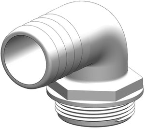 TruDesign Tank Fitting 90° slangestuss