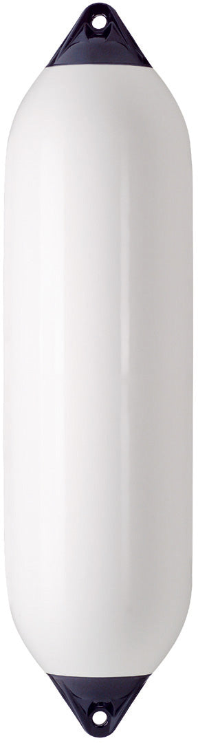 Polyform Fender F-serie hvit m/blå ender