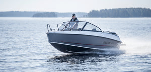 Ny Falcon BR5 Bowrider, aluminiumsbåt med Mercury F80!