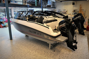 Ny Falcon BR5 Bowrider, aluminiumsbåt med Mercury F80!